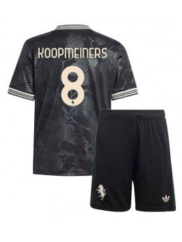 Billige Juventus Teun Koopmeiners #8 Tredjedraktsett Barn 2025-26 Kortermet (+ Korte bukser)